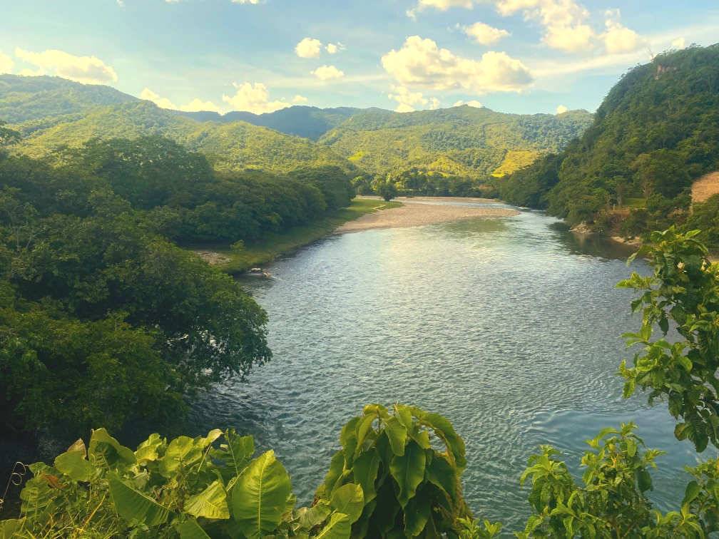 One of the tributaries located in the Caqueta region of Colombia.