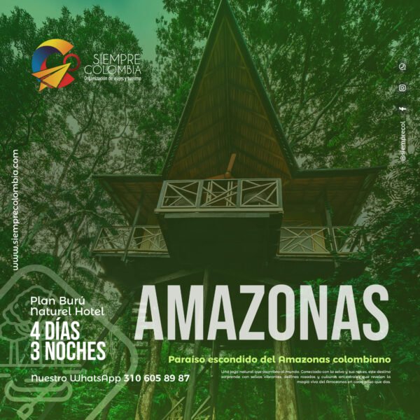 Plan Amazonas | Burú Naturel Hotel 4 días 3 noches