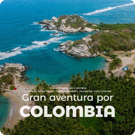 Descubre todos los destinos ecoturísticos de Colombia con Siempre Colombia: Amazonas, La Guajira, Zona Cafetera, Parque Nacional Tayrona, Llanos Orientales, Chocó Biogeográfico, Sierra Nevada de Santa Marta, San Andrés, Guaviare, Putumayo, Caquetá, Santander, Sierra de la Macarena, entre otros. Vive la aventura, biodiversidad, cultura y naturaleza con turismo responsable.