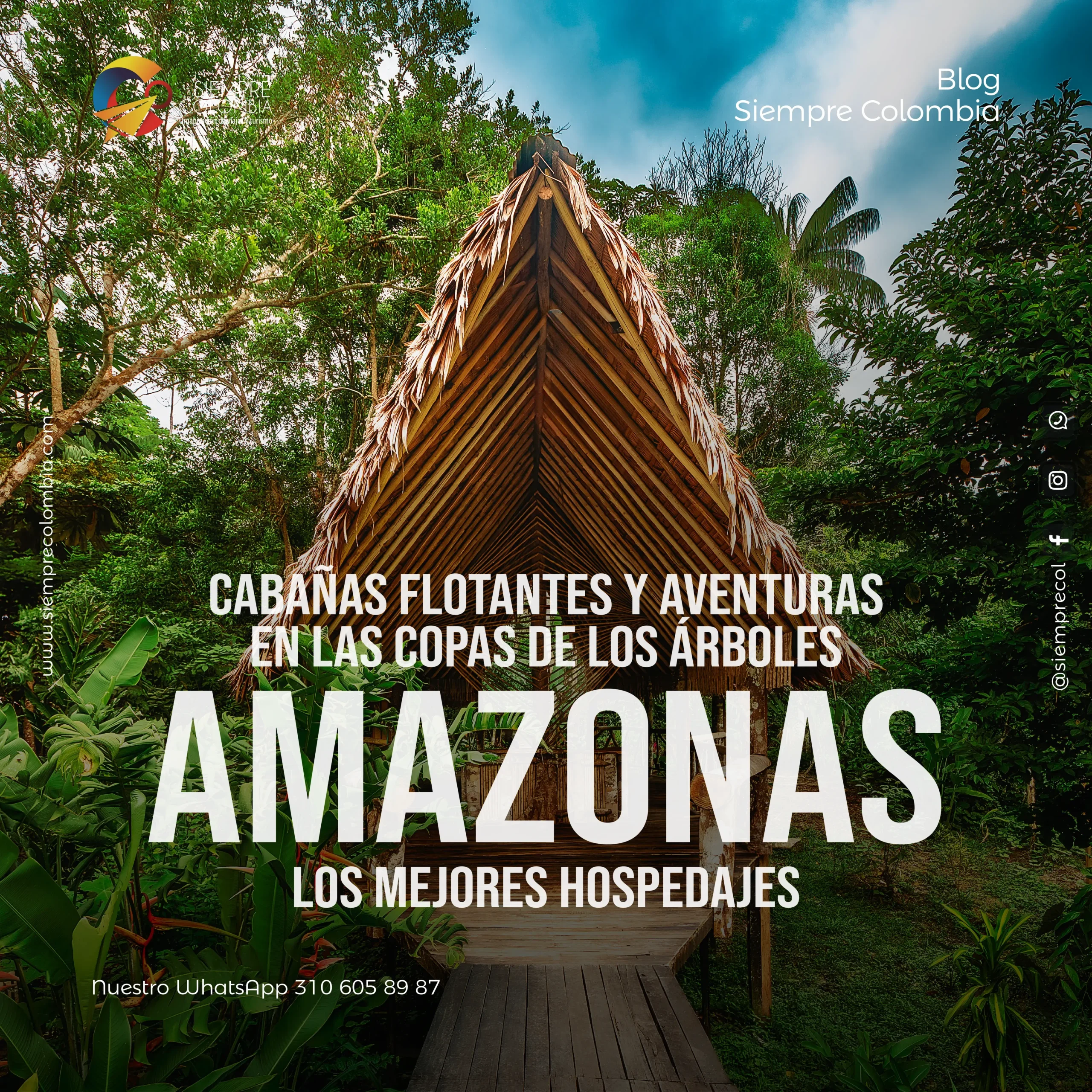 Descubre todos los destinos ecoturísticos de Colombia con Siempre Colombia: Amazonas, La Guajira, Zona Cafetera, Parque Nacional Tayrona, Llanos Orientales, Chocó Biogeográfico, Sierra Nevada de Santa Marta, San Andrés, Guaviare, Putumayo, Caquetá, Santander, Sierra de la Macarena, entre otros. Vive la aventura, biodiversidad, cultura y naturaleza con turismo responsable.