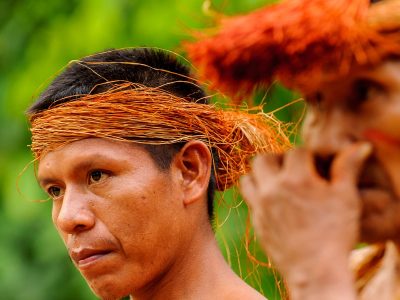 Indígenas de las comunidades del Amazonas