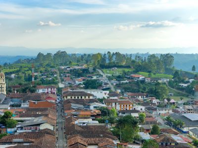 Cityscape of Salento, Colombia